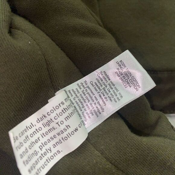 Pacsun Olive Green Zip Up Bomber Women’s Flight Jacket Asymmetrica Zipper - Picture 11 of 11